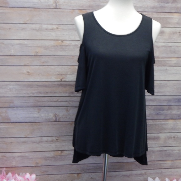 Amelia James Tops - Amelia James Charlotte Cold Shoulder Top